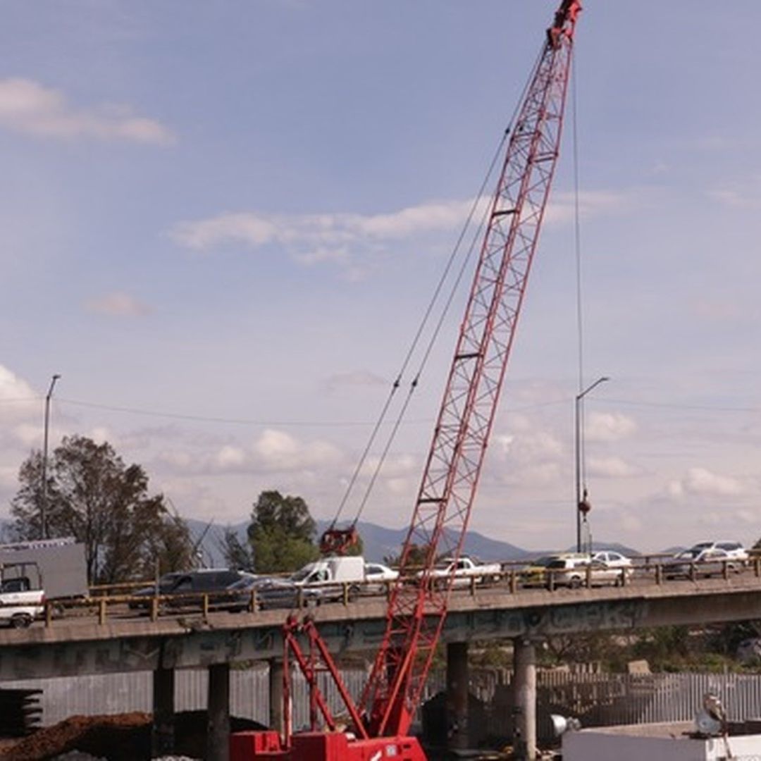 Obras avanzan en el puente Alameda Oriente 2